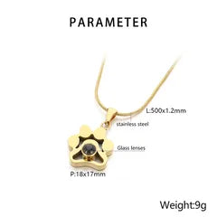Unieke ketting met hondenpoot