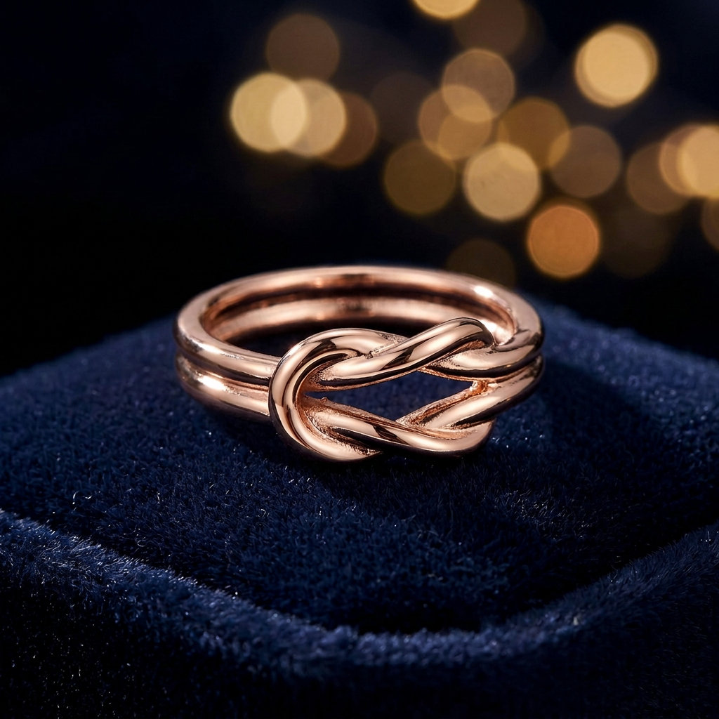 Sjaal ring in 2 kleuren zilverkleur en rosé goudkleur
