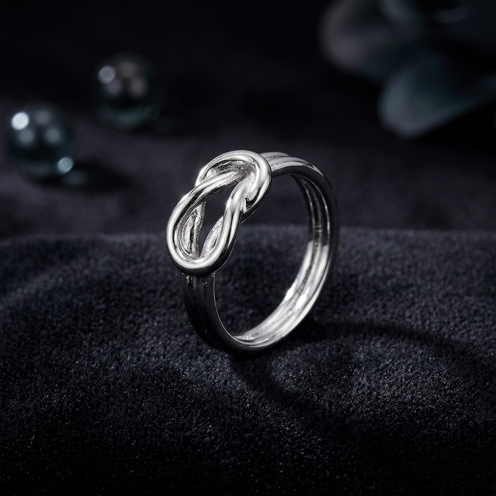Sjaal ring in 2 kleuren zilverkleur en rosé goudkleur