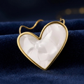 "Heart" PVD verguld geplateerde roestvrijstalen ketting