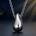 "Teardrop" roestvrijstalen ketting