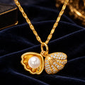 Ketting Seashell met parel