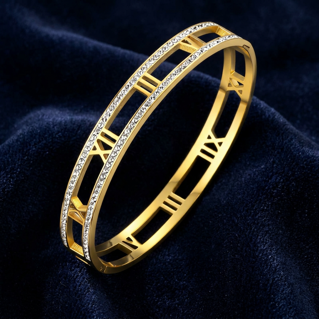 Chique armband met zirkonia's