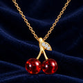 Ketting Cherry met kristal