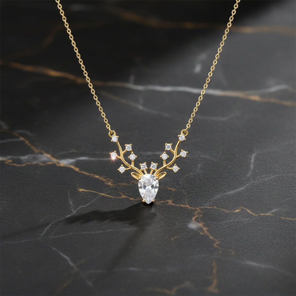 Mooie ketting met zirkonia