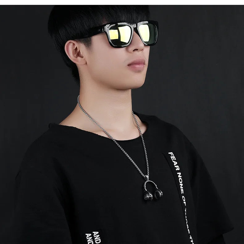 Coole ketting met koptelefoon