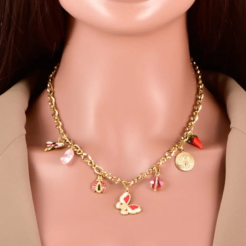 3 delige set met vlinders