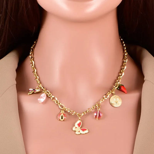 3 delige set met vlinders