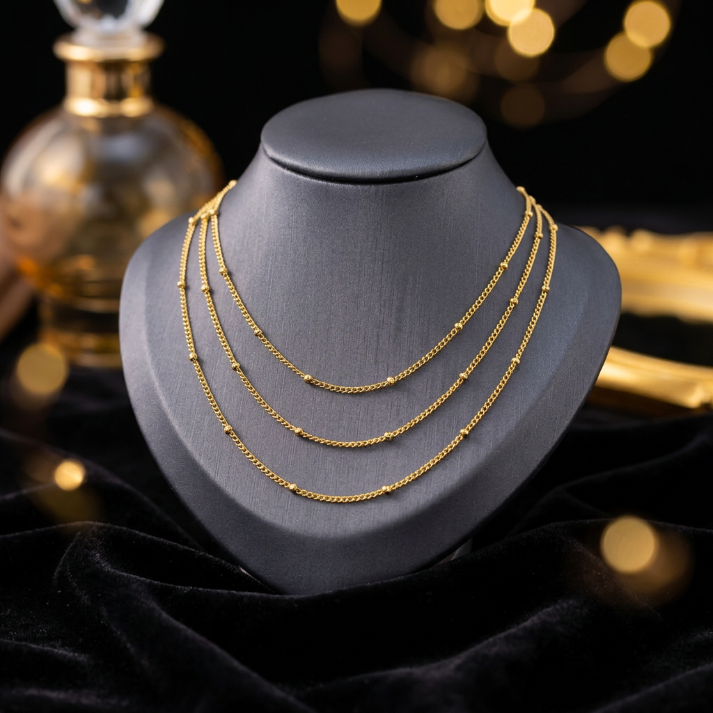 Mooie ketting met 3 lagen