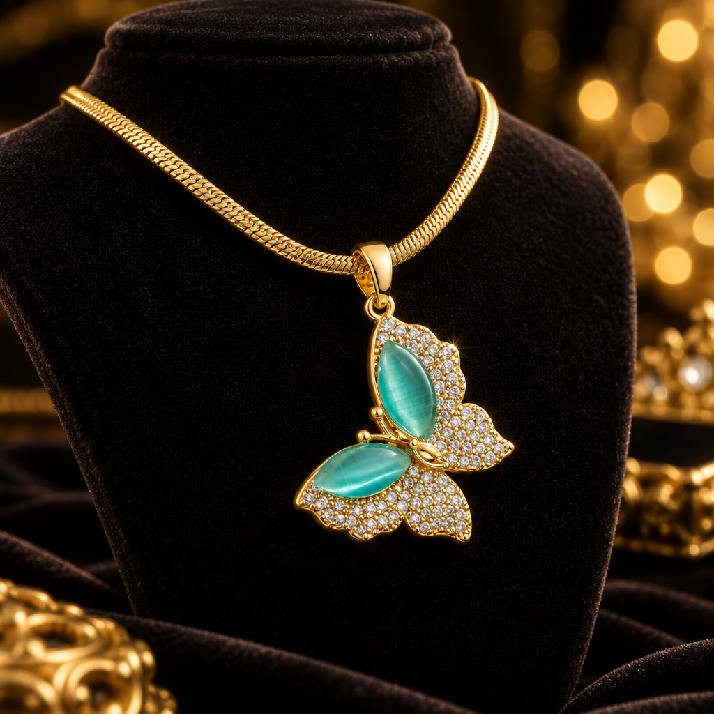 Ketting met vlinder