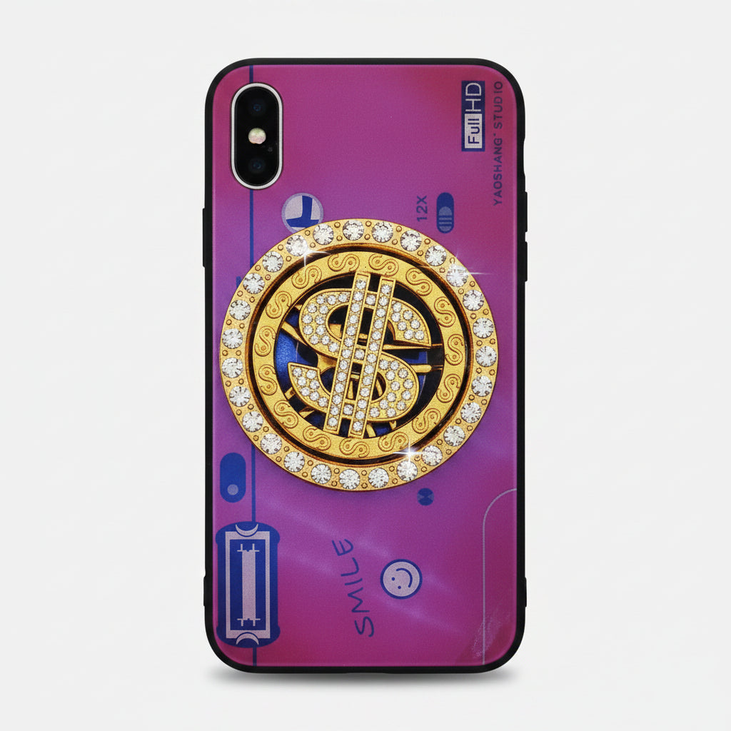 Hip Hop Draaiende Dollar Teken telefoon accessoire