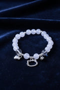 Armband met bedels in 2 kleuren