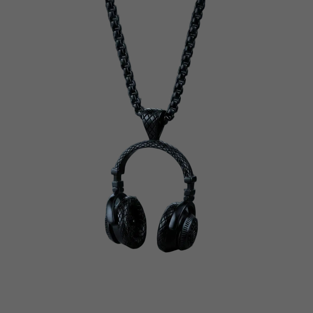 Coole ketting met koptelefoon
