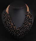 Elegante ketting met waterdruppelmotief in drie kleuren verkrijgbaar