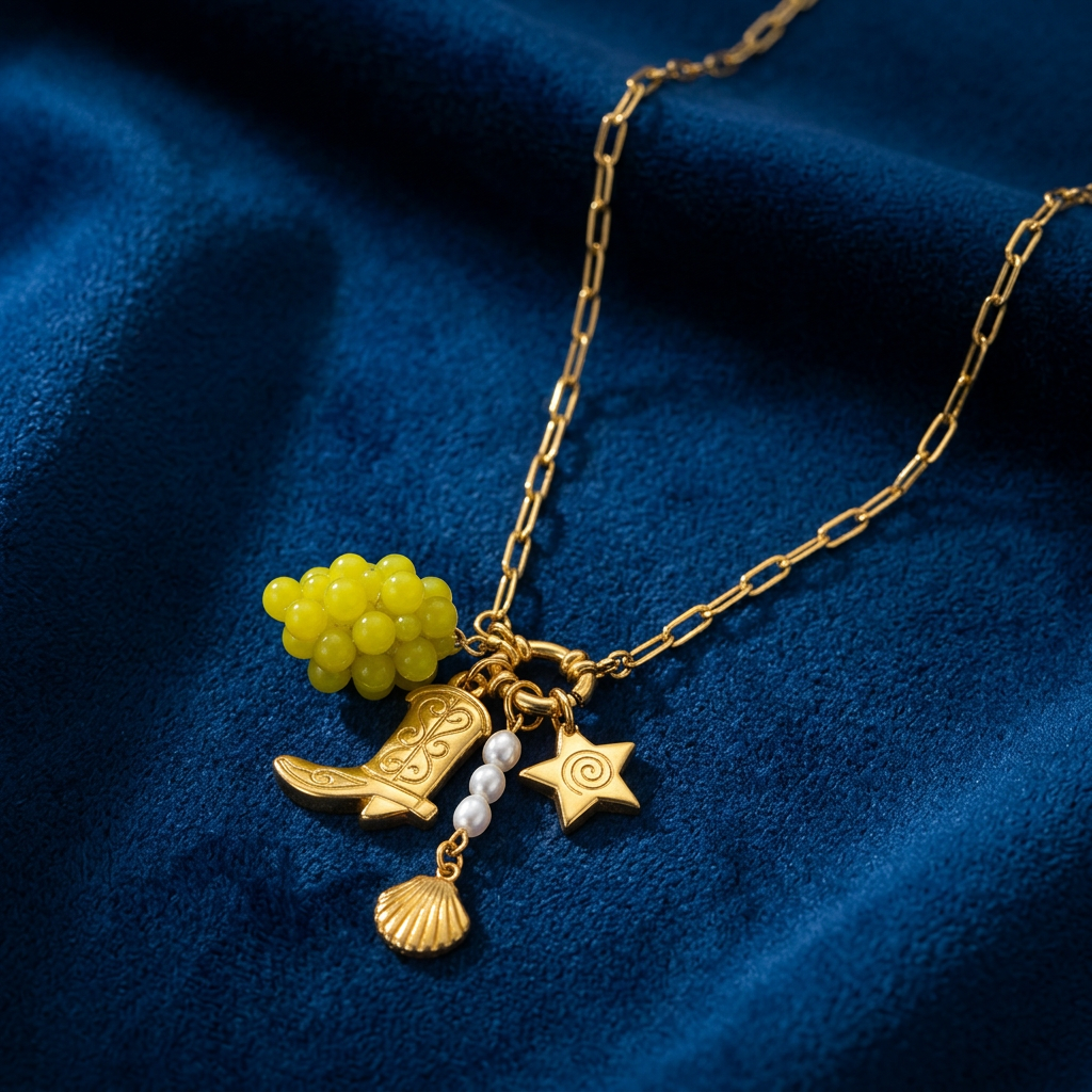 Leuke ketting met western look