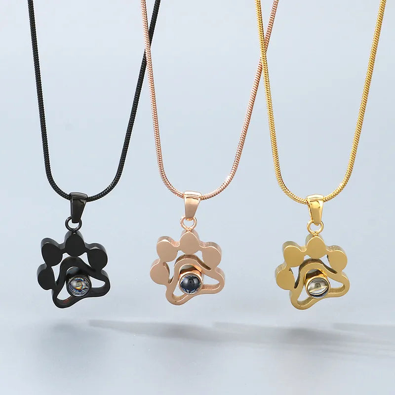 unieke ketting met Hondenpoot