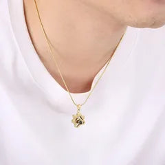 Unieke ketting met hondenpoot