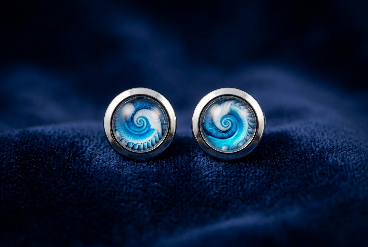 Fibonacci Spiraal buttoncover